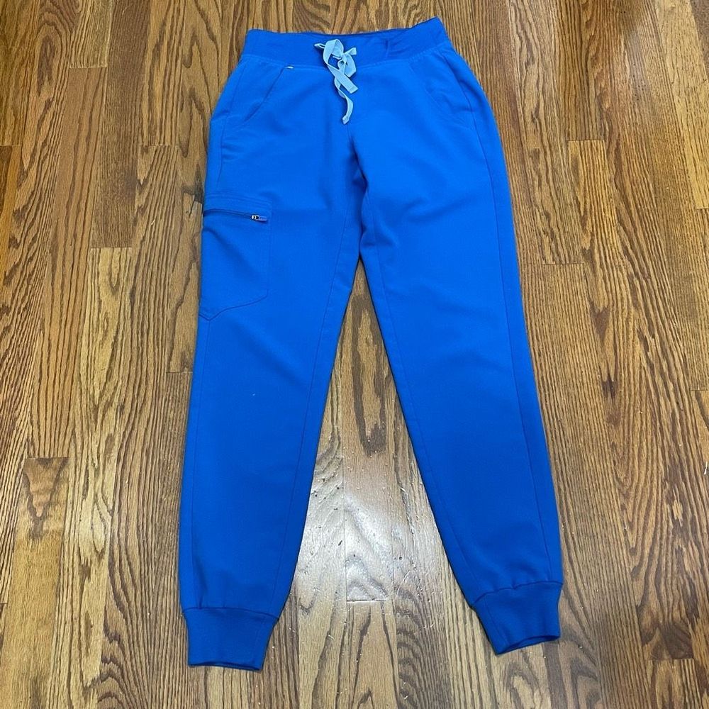 Figs Zamora Jogger | Bright Blue & Light Blue xxs